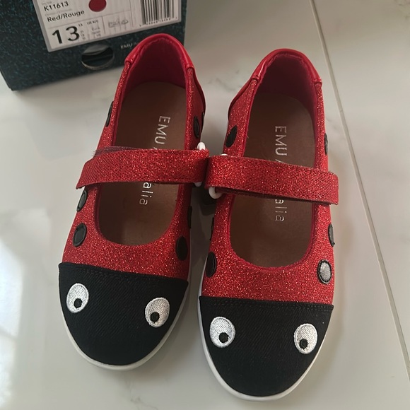 Emu Australia ladybug shoes - size 13 new in box - Picture 3 of 5